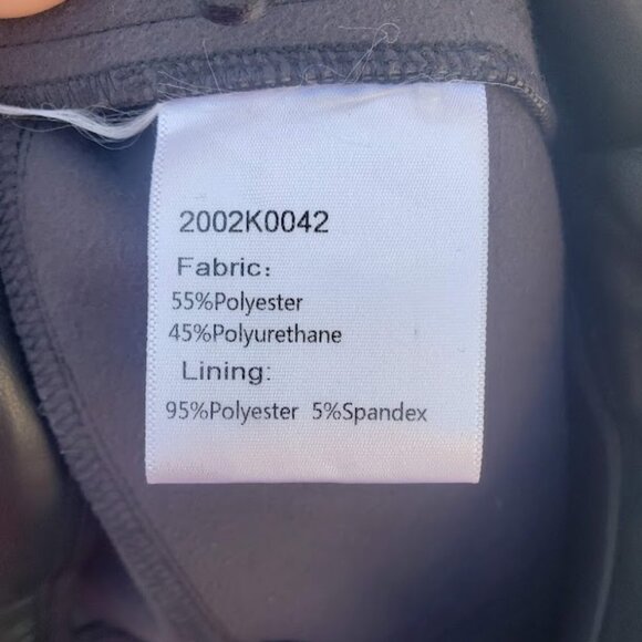 5/$100 SALE - J. Ing Faux Leather Sleek Black Biker Pants - Picture 6 of 6